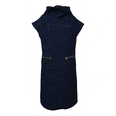 Pre-owned Marc By Marc Jacobs Wool Mid-length Dress In Blue