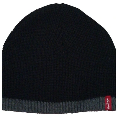 Pre-owned Levi's Beanie In Black