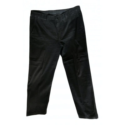 Pre-owned Ermenegildo Zegna Trousers In Black