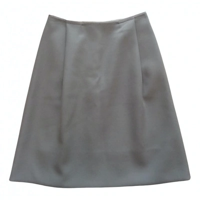 Pre-owned Louis Vuitton Mid-length Skirt In Grey