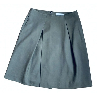 Pre-owned Chloé Wool Mid-length Skirt In Brown