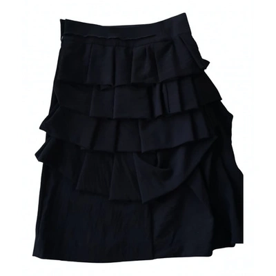 Pre-owned Marni Wool Mid-length Skirt In Blue