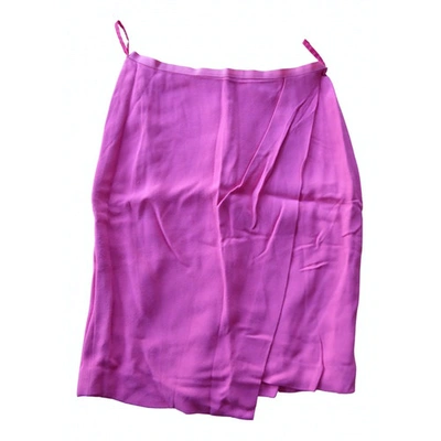 Pre-owned Natan Mini Skirt In Pink