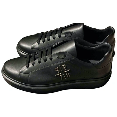 Pre-owned Philipp Plein Lo-top Low Trainers In Black