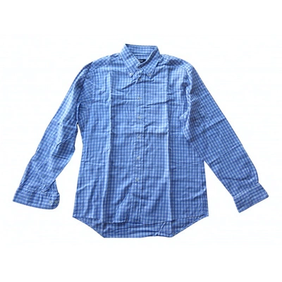 Pre-owned Hugo Boss Shirt In Blue