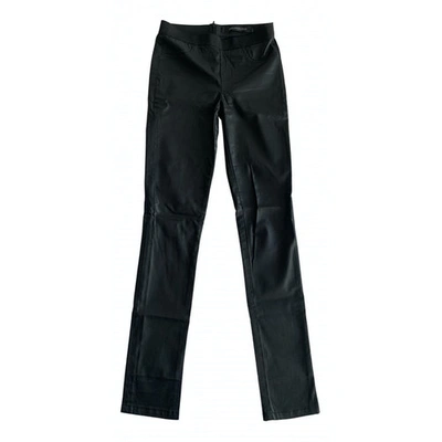 Pre-owned Zadig & Voltaire Slim Pants In Black