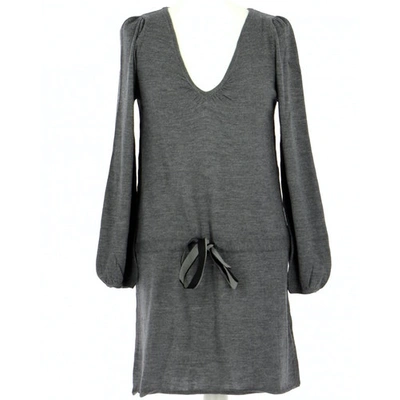 Pre-owned Zadig & Voltaire Wool Dress In Grey