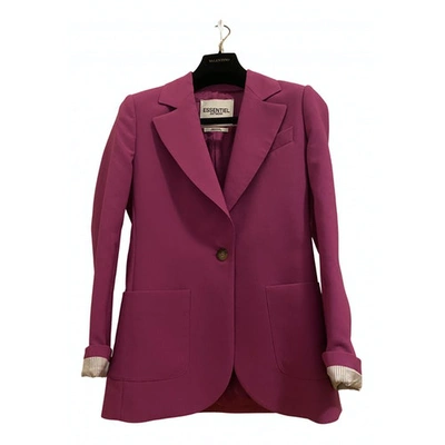 Pre-owned Essentiel Antwerp Suit Jacket In Purple