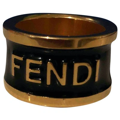 Pre-owned Fendi Ring In Gold