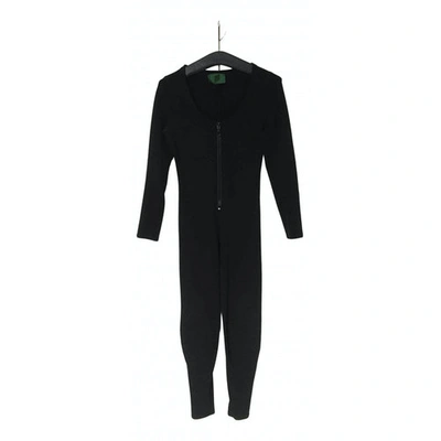 Pre-owned Jean Paul Gaultier Wool Jumpsuit In Black