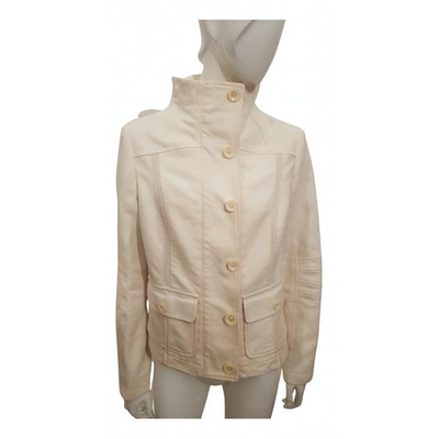 Pre-owned Max & Co Jacket In White