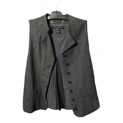 Pre-owned Marc By Marc Jacobs Wool Vest In Grey