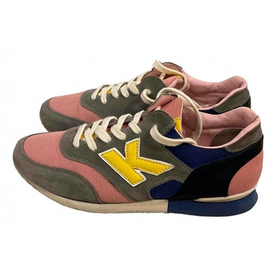 Pre-owned Karl Lagerfeld Cloth Trainers In Multicolour