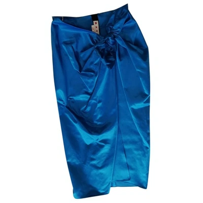 Pre-owned Marni Skirt In Blue