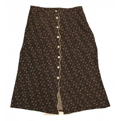 Pre-owned Rouje Brown Skirt