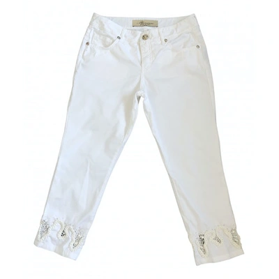 Pre-owned Blumarine Short Pants In White