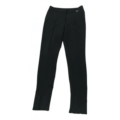 Pre-owned Mangano Slim Pants In Black