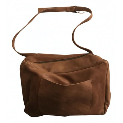 Pre-owned Humanoid Leather Handbag In Brown