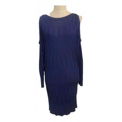 Pre-owned Vivienne Westwood Red Label Mid-length Dress In Blue