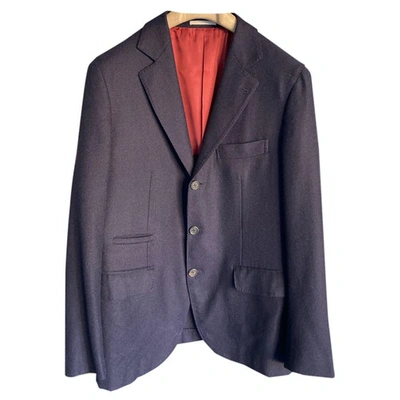 Pre-owned Brunello Cucinelli Cashmere Vest In Blue