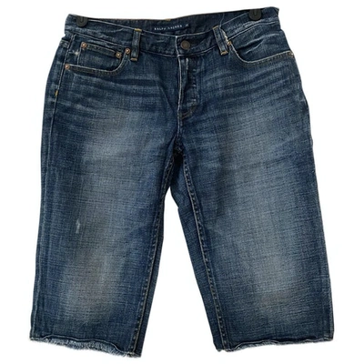 Pre-owned Ralph Lauren Short Jeans In Blue