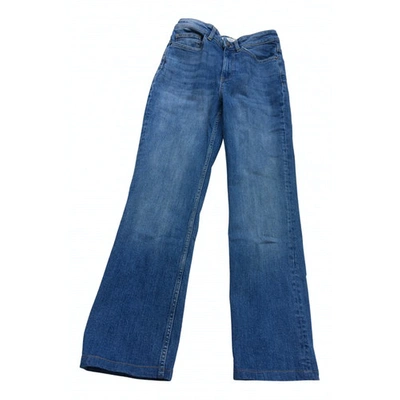 Pre-owned Ba&sh Spring Summer 2020 Straight Jeans In Blue