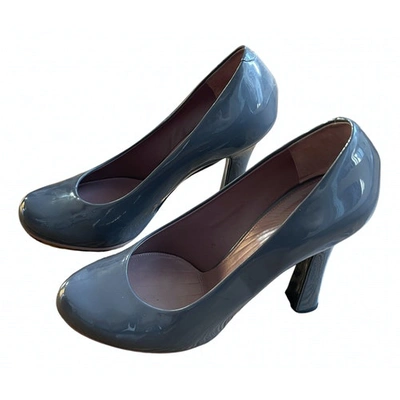 Pre-owned Viktor & Rolf Patent Leather Heels In Anthracite