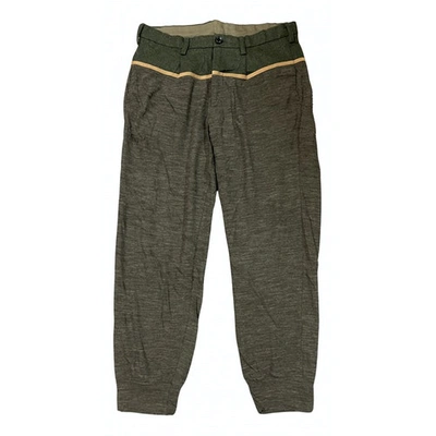 Pre-owned Kolor Wool Trousers