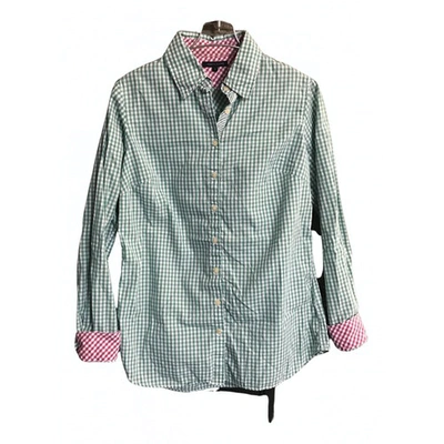 Pre-owned Tommy Hilfiger Shirt In Green