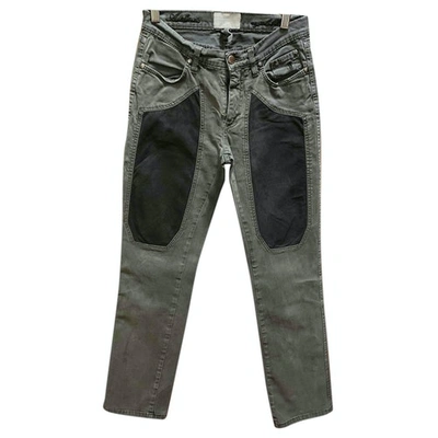 Pre-owned Jeckerson Straight Jeans In Brown