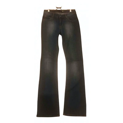 Pre-owned Just Cavalli Blue Cotton - Elasthane Jeans