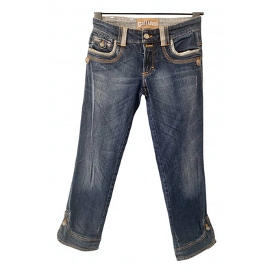 Pre-owned Galliano Blue Denim - Jeans Jeans