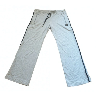Pre-owned John Richmond Trousers In Grey