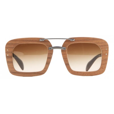 Pre-owned Prada Brown Sunglasses