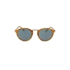 Persol 3166s Men's Round Sunglasses In Blue