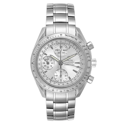 Omega Speedmaster Day Date Chronograph Silver Dial Mens Watch 3523.30.00 Box In Not Applicable