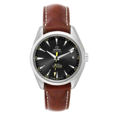 Omega Aqua Terra Co-axial 5000 Gauss Yellow Hand Watch 231.12.42.21.01.001 In Not Applicable