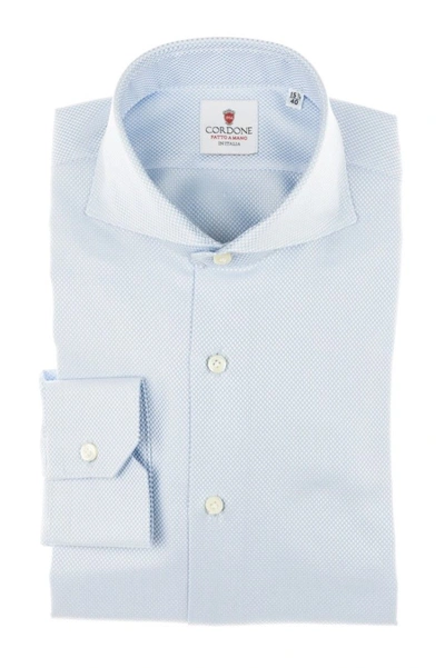 Cordone1956 Classic Shirt Royale Slim Fit In Blue