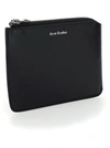 ACNE STUDIOS ACNE STUDIOS MEN'S BLACK LEATHER WALLET,CG0104900 UNI