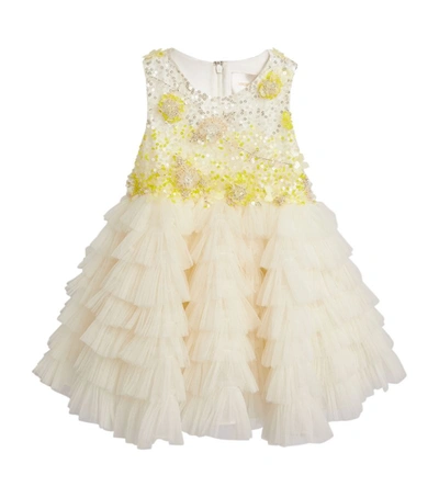 Mischka Aoki Sequin-embellished Ruffle Dress (2-3 Years)