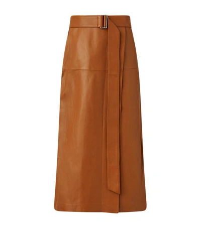 Joseph Leather Salic Nappa Skirt