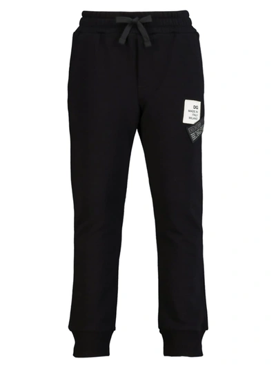 Dolce & Gabbana Kids Sweatpants For Boys In Black