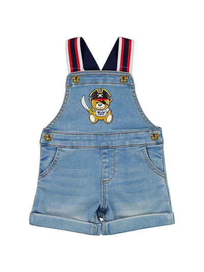 Moschino Babies' Kids Dungaree For Boys In Blue