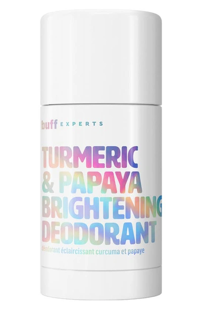 Buff Experts Turmeric & Papaya Brightening Deodorant, 2 oz