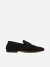 Officine Creative Suede Penny Loafers