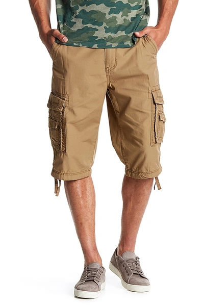 Union Denim Havana Messenger Cargo Shorts In Field