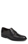 To Boot New York Ivins Plain Toe Derby In Black Leather