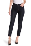 Ag Farrah High Waist Ankle Crop Skinny Jeans In Admiral Blue