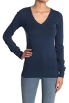 Abound Solid V-neck Pullover Sweater In Blue Blur