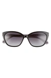 Kate Spade Phillipa 54mm Gradient Cat Eye Sunglasses In Violet/ Brown
